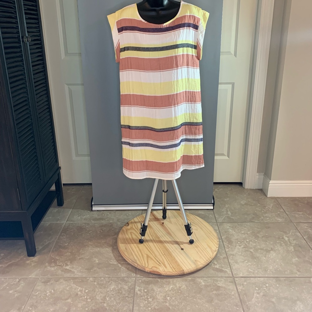 Summer Stripe Seersucker Dress